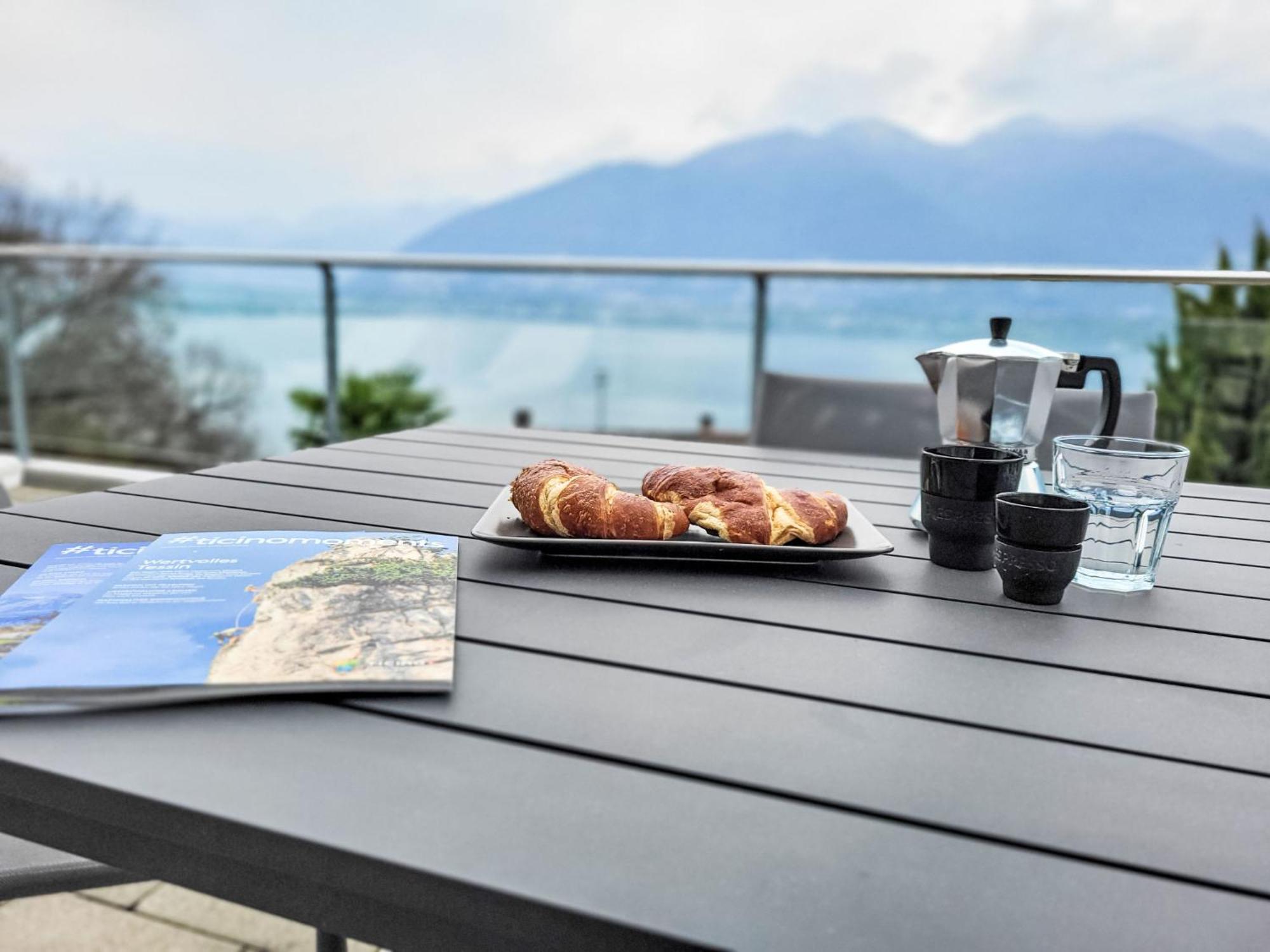 Apartment Vista Lago Maggiore 1-Floor Left By Interhome Gambarogno Ngoại thất bức ảnh