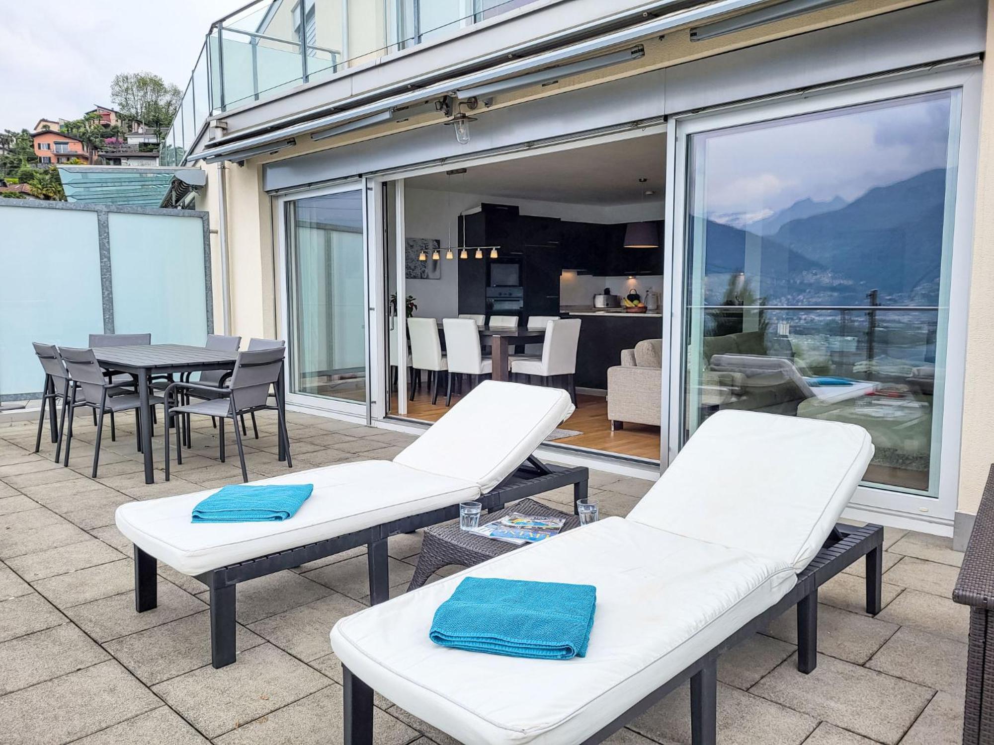 Apartment Vista Lago Maggiore 1-Floor Left By Interhome Gambarogno Ngoại thất bức ảnh