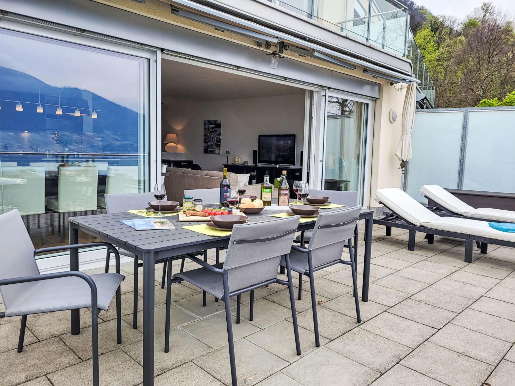 Apartment Vista Lago Maggiore 1-Floor Left By Interhome Gambarogno Ngoại thất bức ảnh